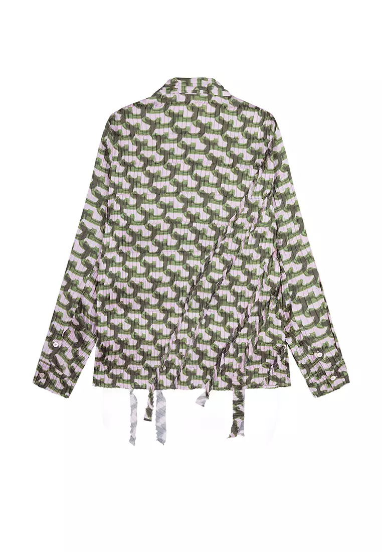 Slim long-sleeved shirt