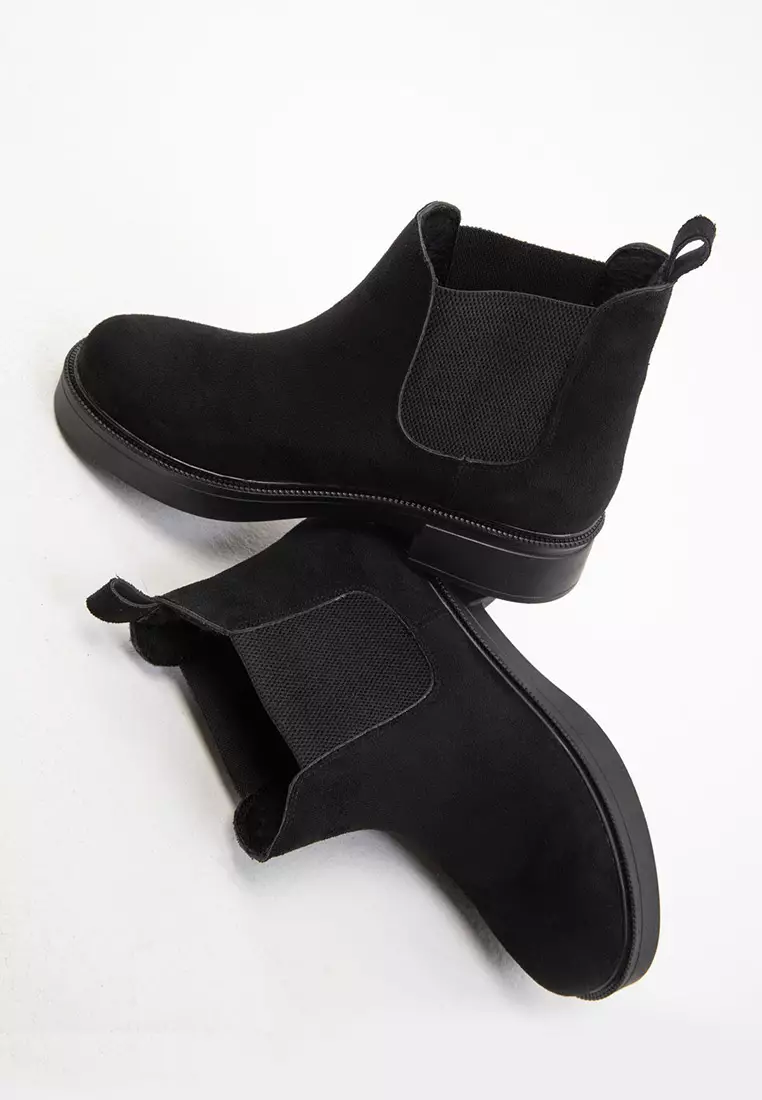 Panel Ankle Boots