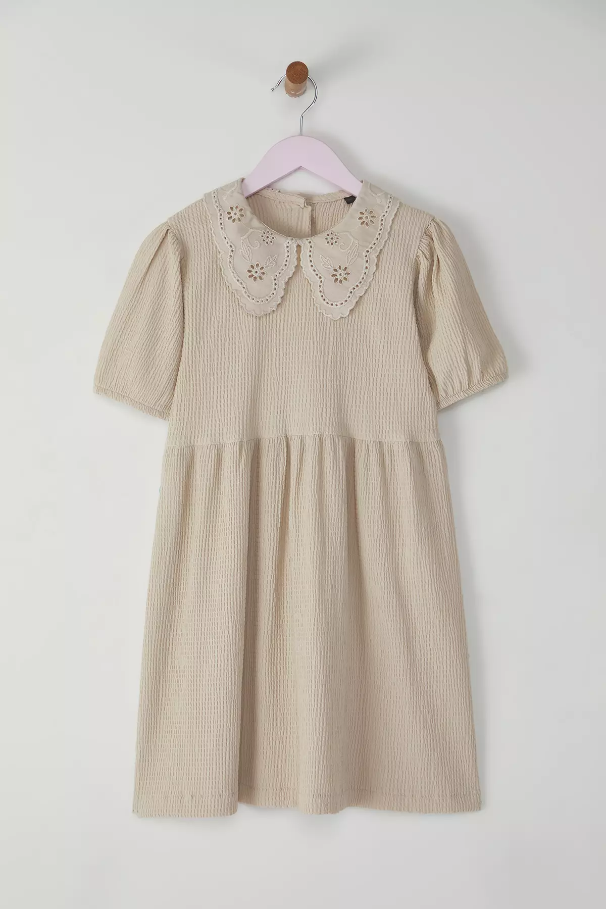 Cotton Baby Collar Dress