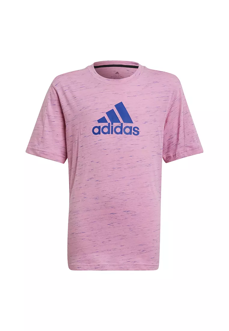 Girls pink cheap adidas t shirt