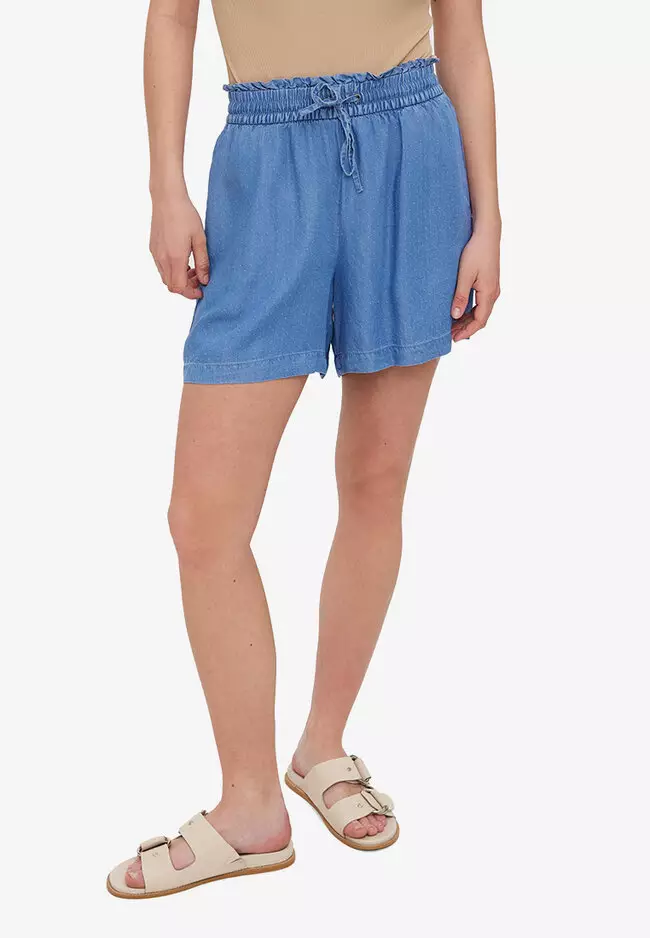 Pull on online denim shorts womens