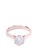 Abree Franc gold Ring Claire Sterling Silver w/ Cubic Zirconia AAA+ 861E5AC039A300GS_3