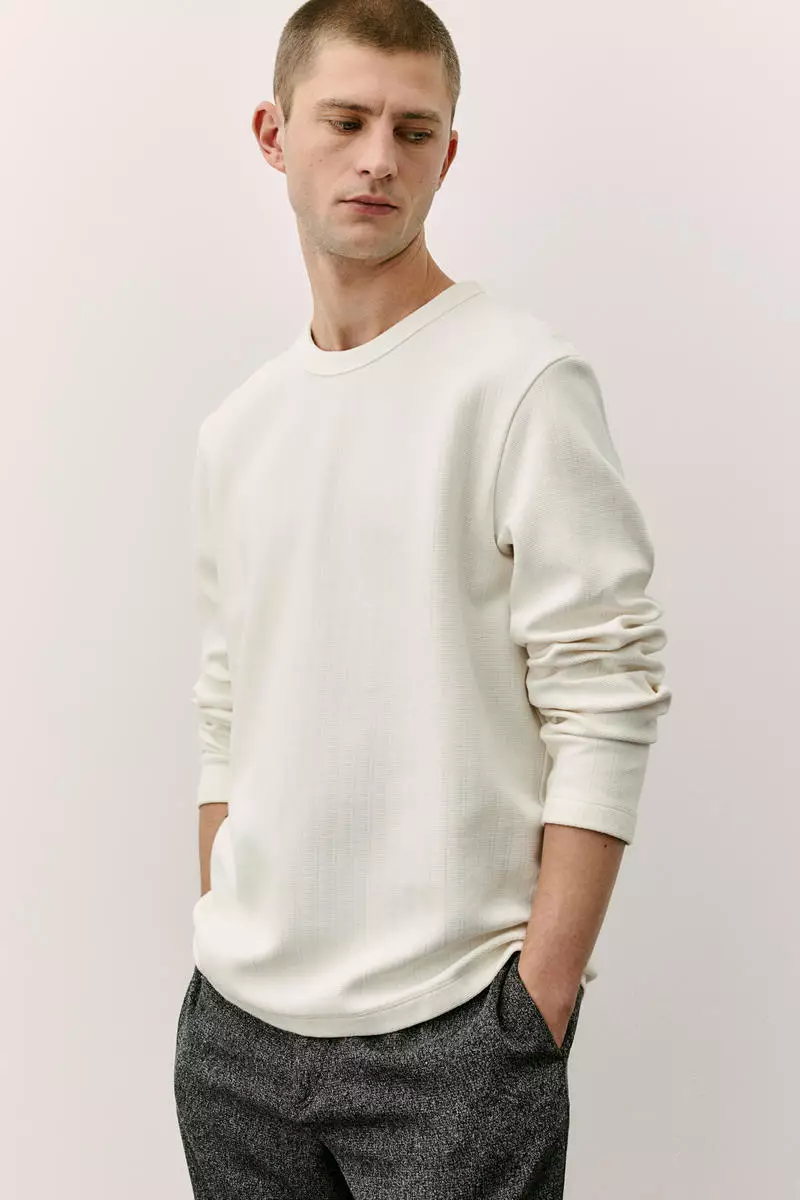 Regular Fit Long-sleeved jersey top