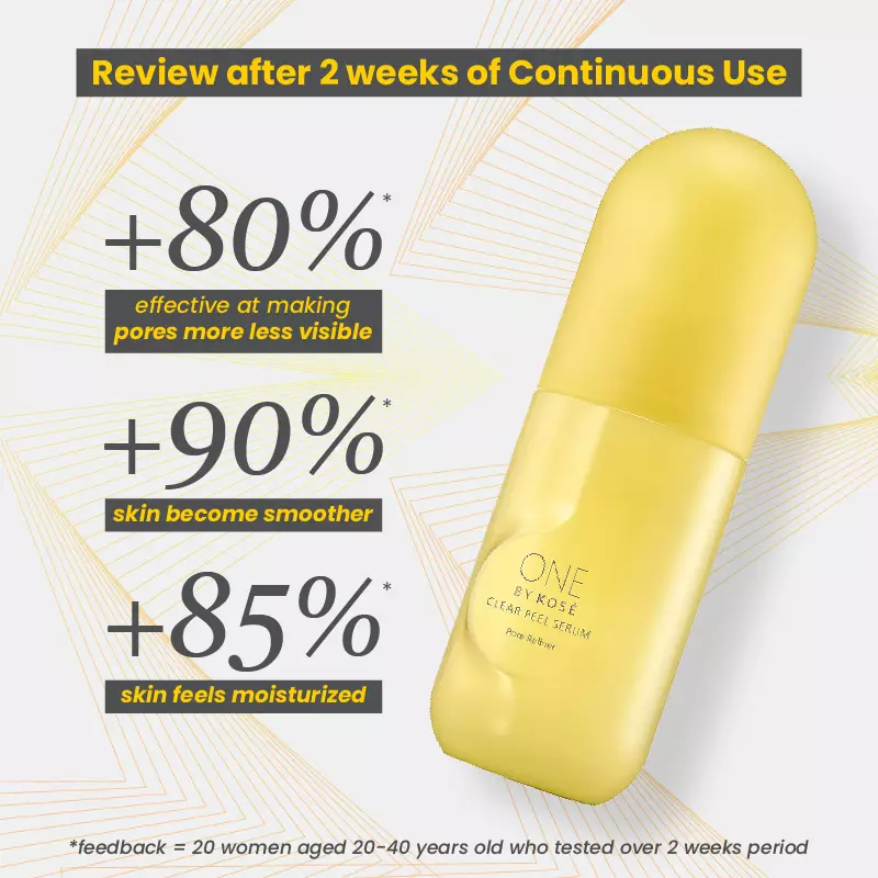 One By KOSE Clear Peel Serum - 20ml / Pore Serum