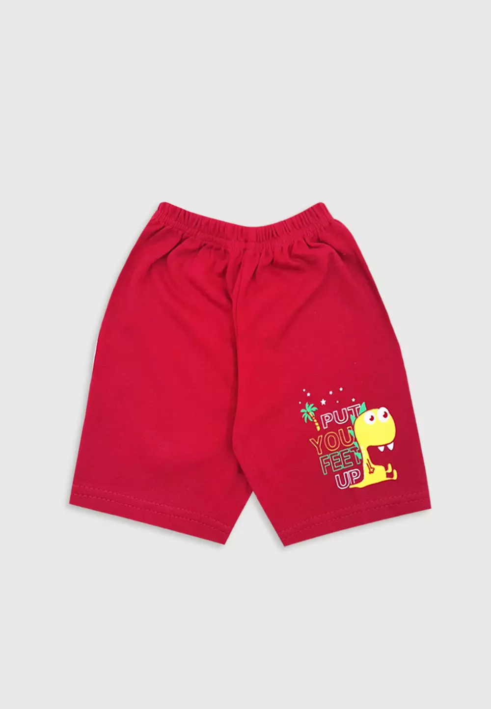 Wakakids Setelan Baju Singlet Bayi Anak Laki Laki Usia 6 Bulan Hingga 12 Bulan Motif Put You Dino 3123 Merah