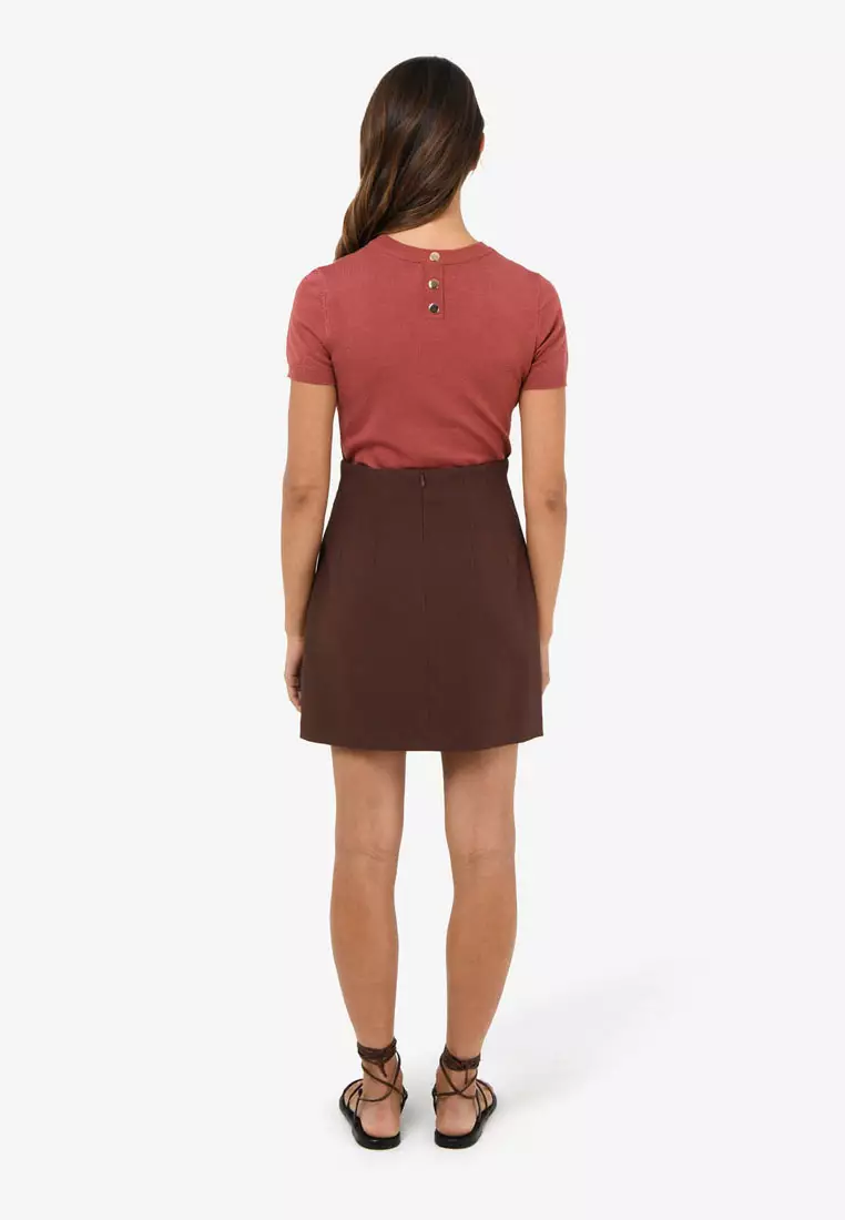 Nikki Mini Wrap Skirt