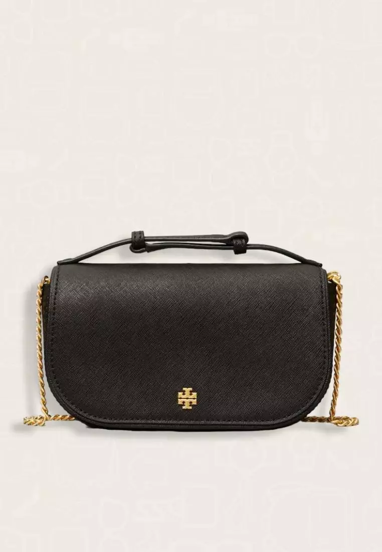 Jual Tory Burch Tory Burch Emerson Top Handle Crossbody Black