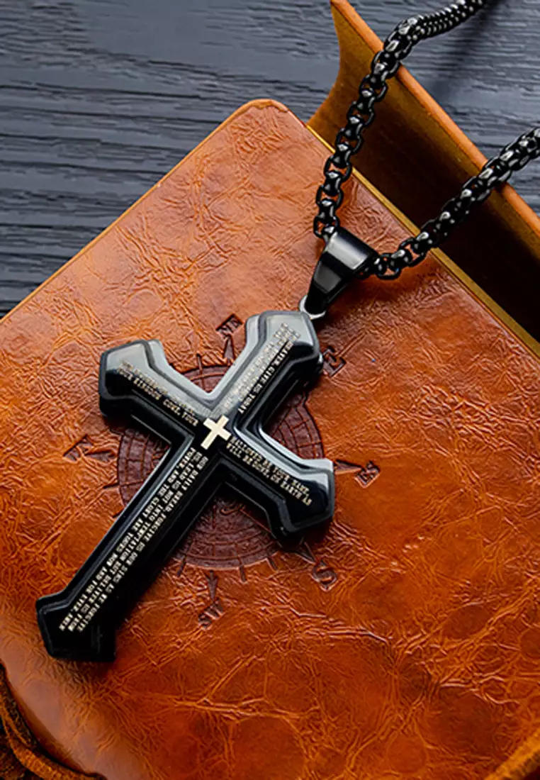 Men with outlet cross necklace