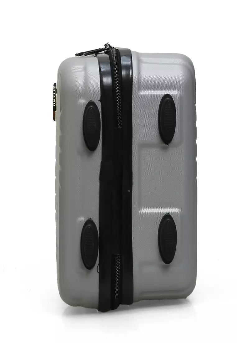 Alister Koper Cabin Hardcase Size 12 Inch Make Up Beauty Case Wanita Material ABS ORIGINAL - Silver