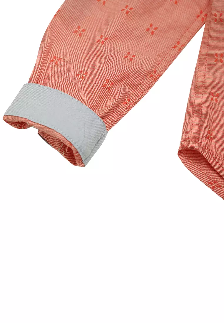 GINGERSNAPS AMIGOS DELA HAVANA WOVEN SHIRT RED