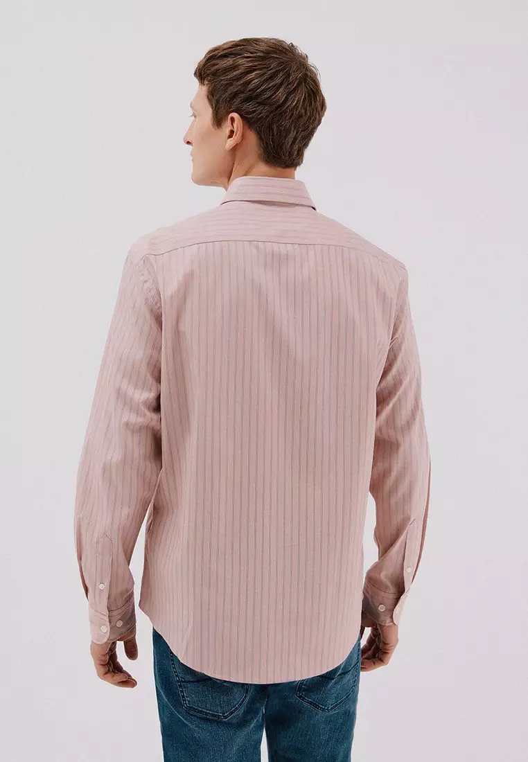 Striped Tencel Cotton Shirt
