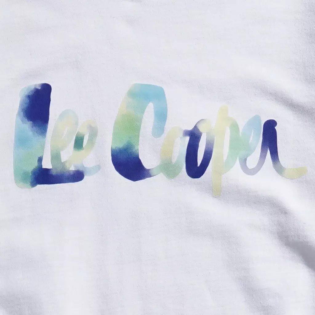 Lee cooper Sweater Logo Type Brush White