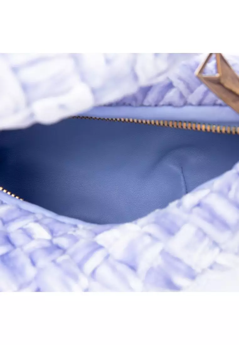 Pre-Loved Bottega Veneta Mini Velvet Intrecciato Jodie