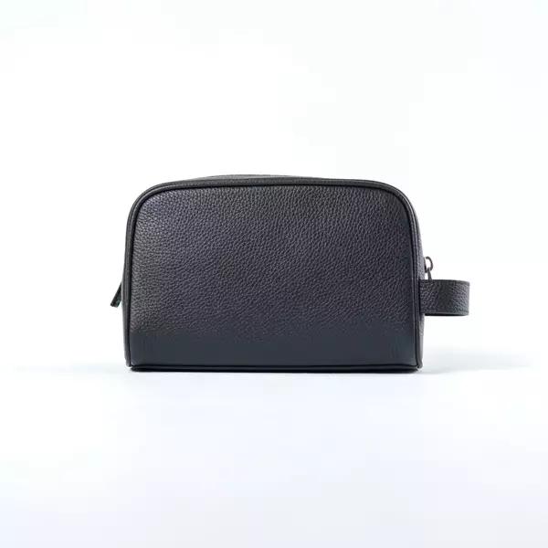 Tas BALLY STRIPE WHITE BLACK POUCH WITH HANDLE 100% ORIGINAL