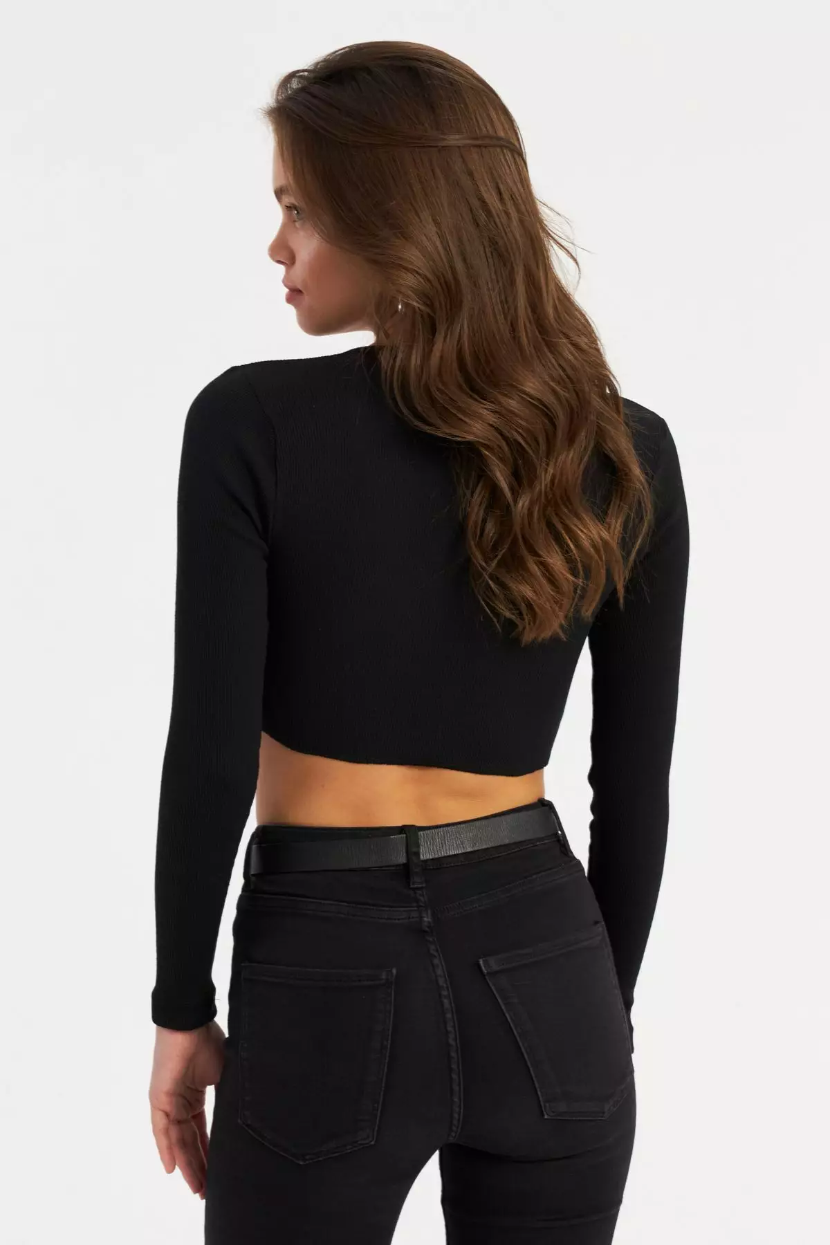 Front Tie Camisole Crop Blouse