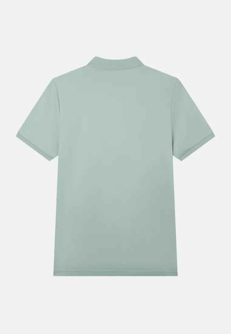 Giordano Men Luxe Touch Regular Fit Mercerized Short-Sleeve Polo Shirt
