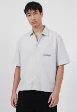 Grey Stripe Emb
