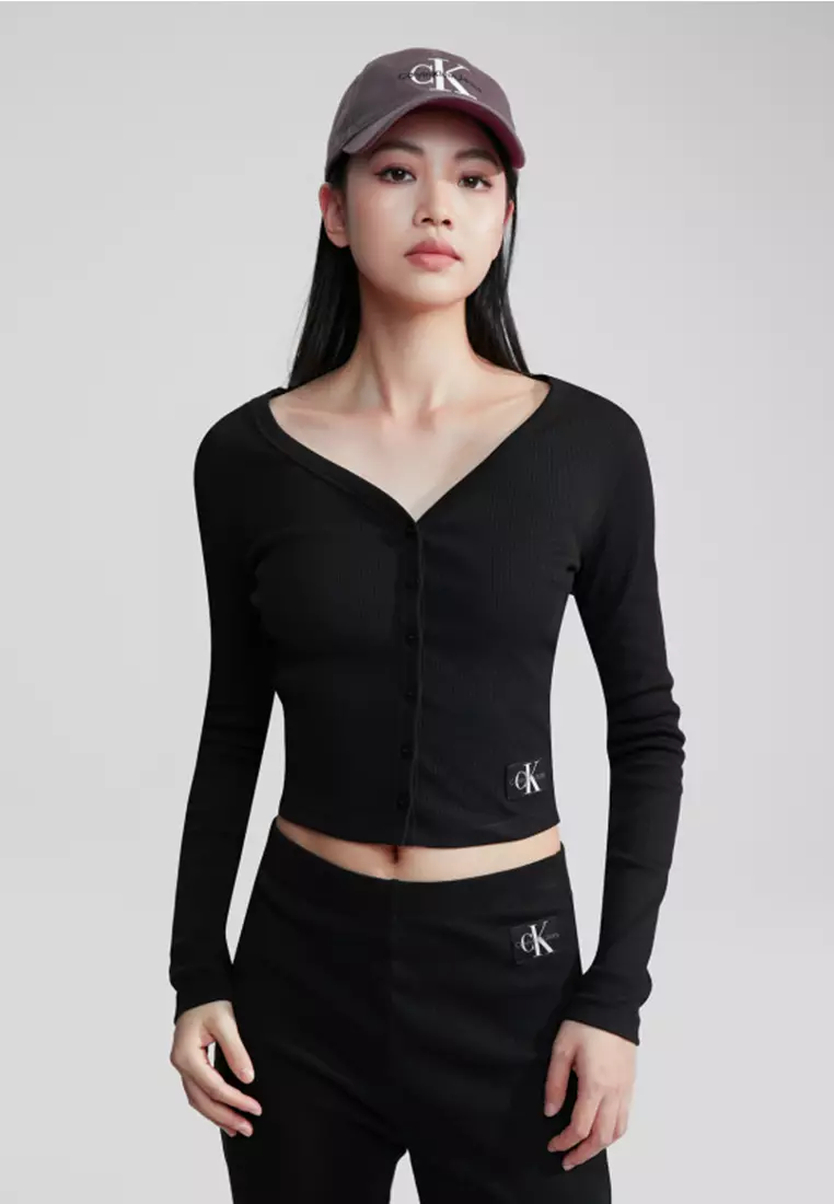 Buy Calvin Klein CKJ Knit Tops Black 2024 Online | ZALORA Philippines