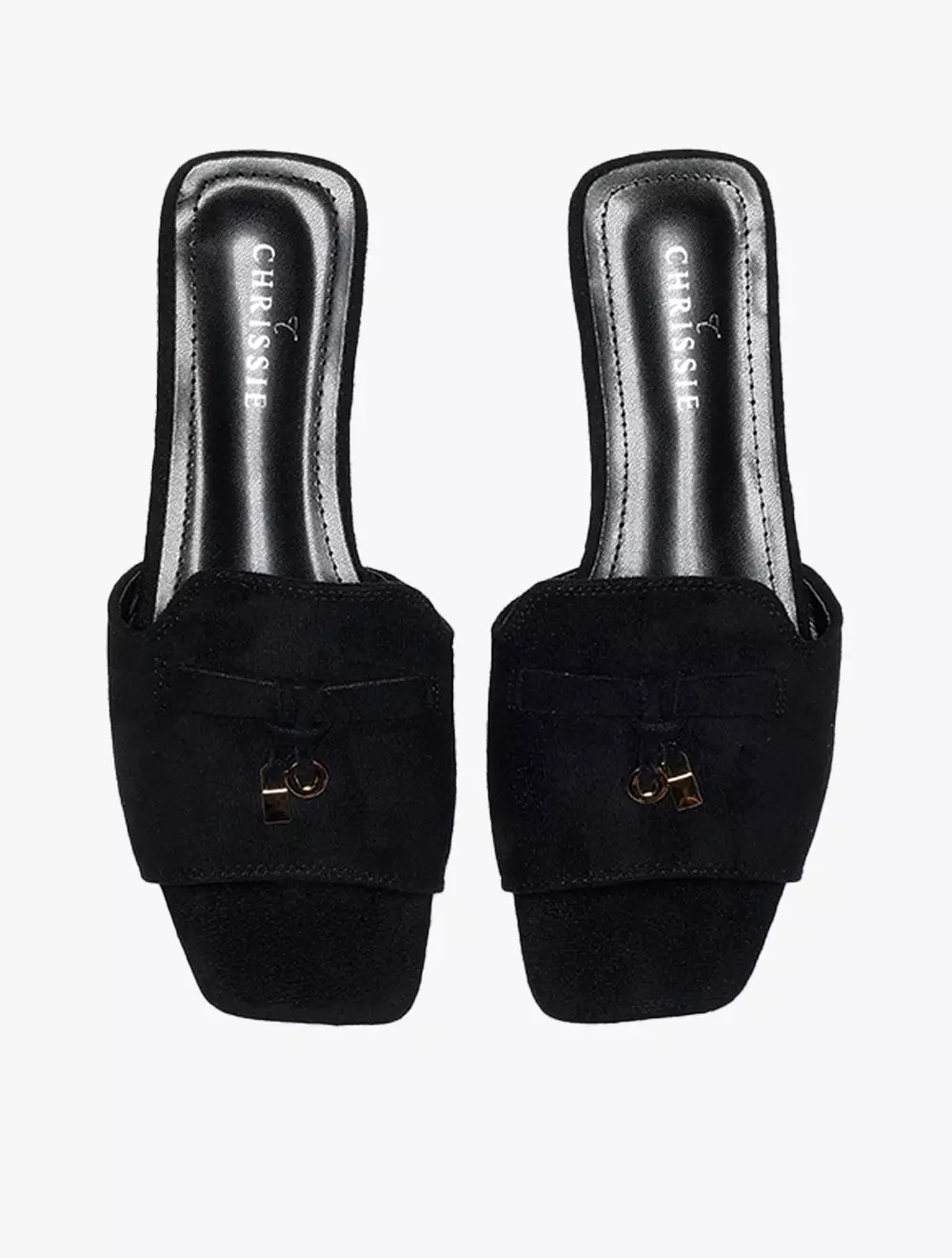 Payless Chrissie Womens Northa Flat Sandals - Black_05