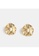 A-Excellence gold Golden Texture Stud Earrings FEB4AAC3E45366GS_3