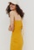 H&M yellow Ribbed Bodycon Dress 9D30BAA9144705GS_3