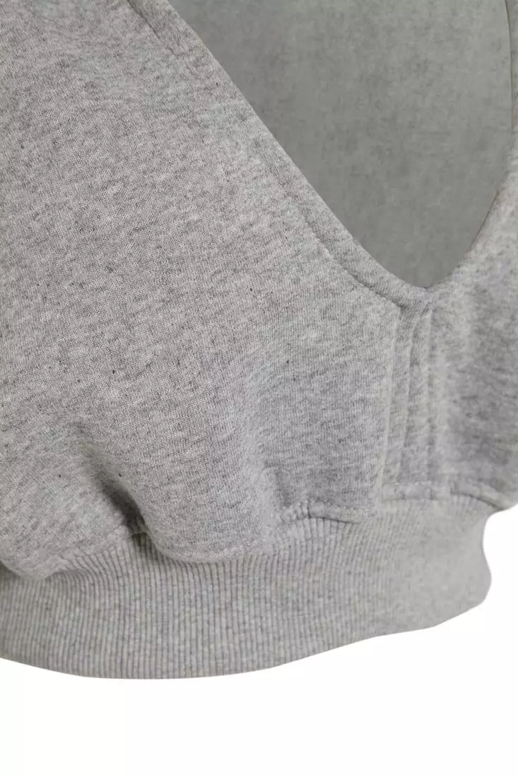 Hooded Crop Sweatshirt