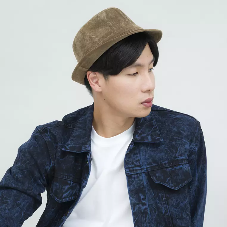 Topi fedora cowboy hat fedora corduroy brown houseofcuff