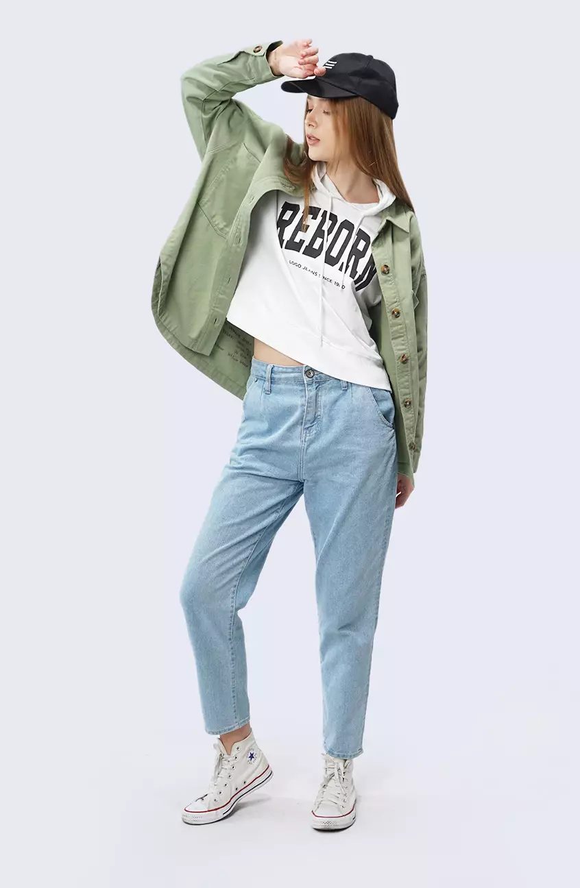 Jaket Wanita Stephanie Light Green