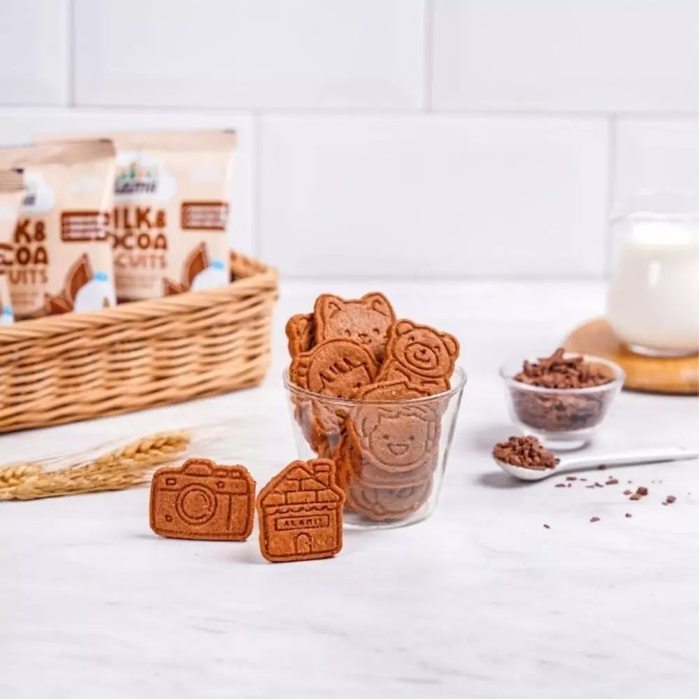 Alamii Multigrain Biscuits Cocoa - Camilan Sehat Bayi 3 Pcs Mix
