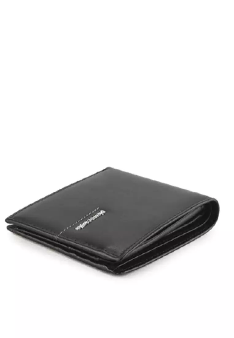 Pierre Cardin Dompet Lipat Pria Kulit Leather Dompet Pendek Branded Men Short Wallet 0111429503BLA