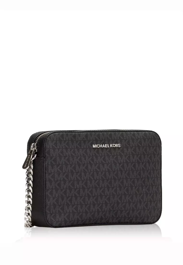 Michael michael kors jet set clearance east west crossgrain leather crossbody