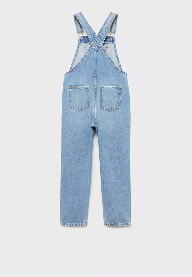 Long Denim Dungarees