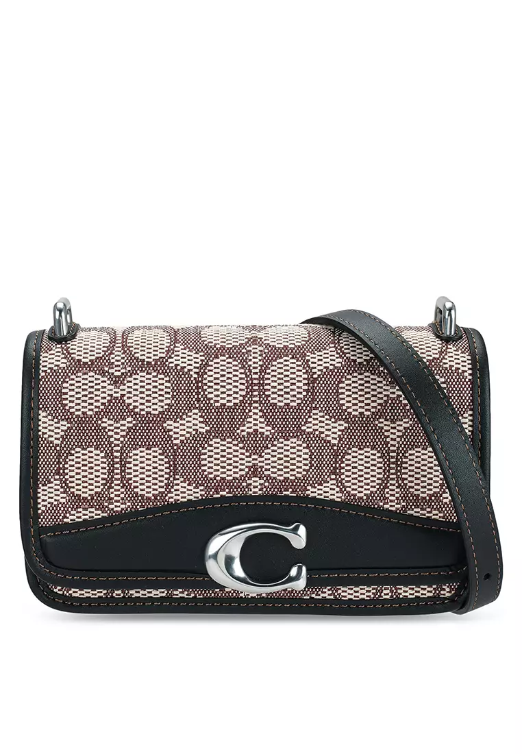 COACH Bandit Belt Bag In Signature Jacquard in Gray