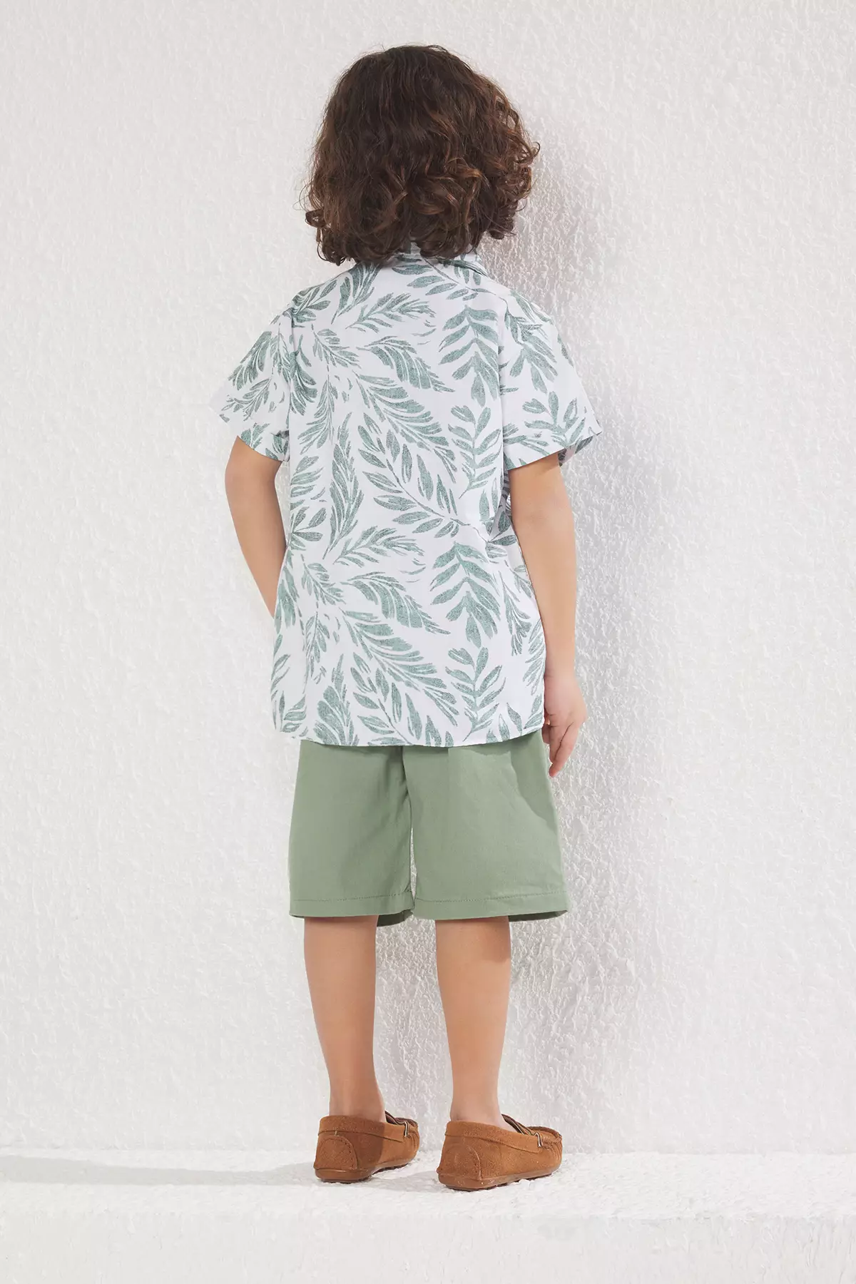 Tropical Shirt and Shorts Set