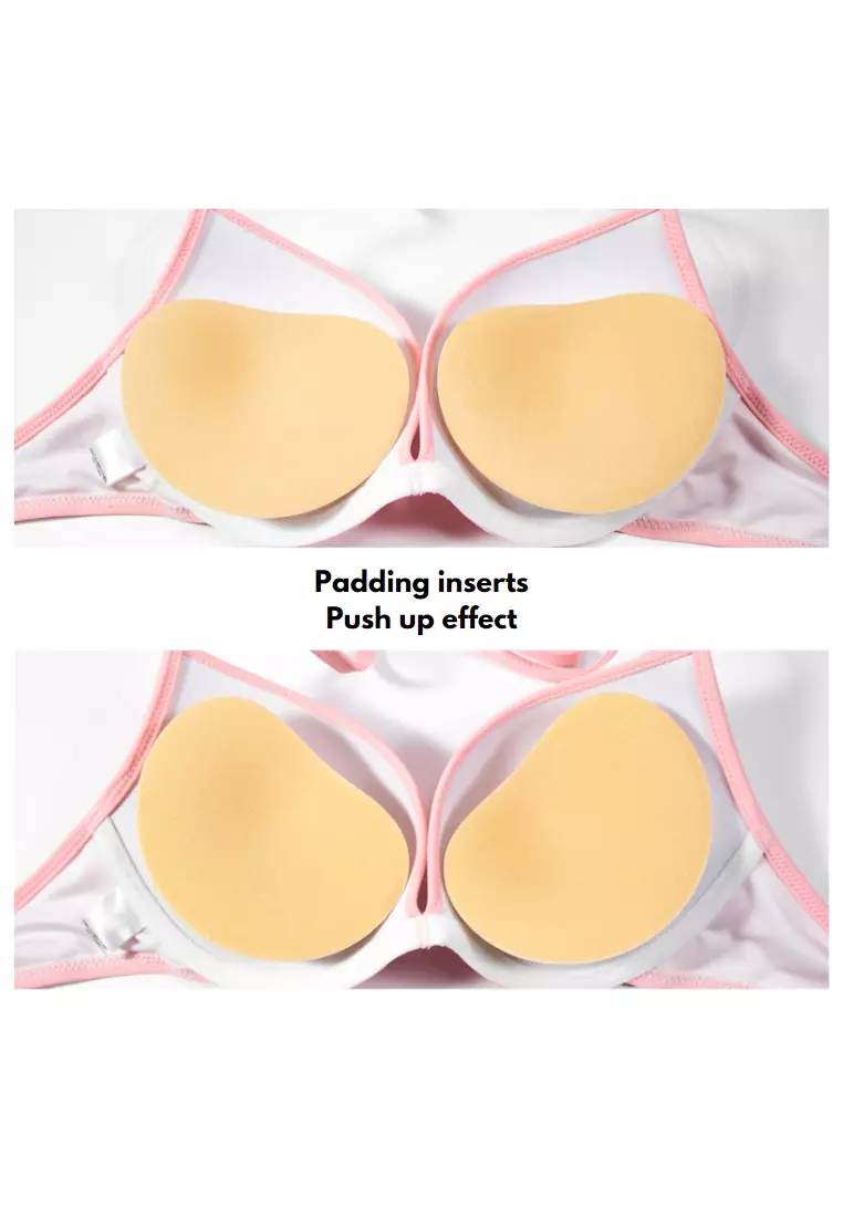 1 Pack Padded Adhesive Push Up Bra in Nude