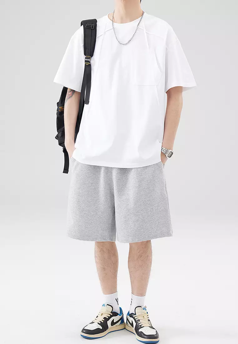 American Style Patchwork Short Sleeve T-Shirt AY-az8067