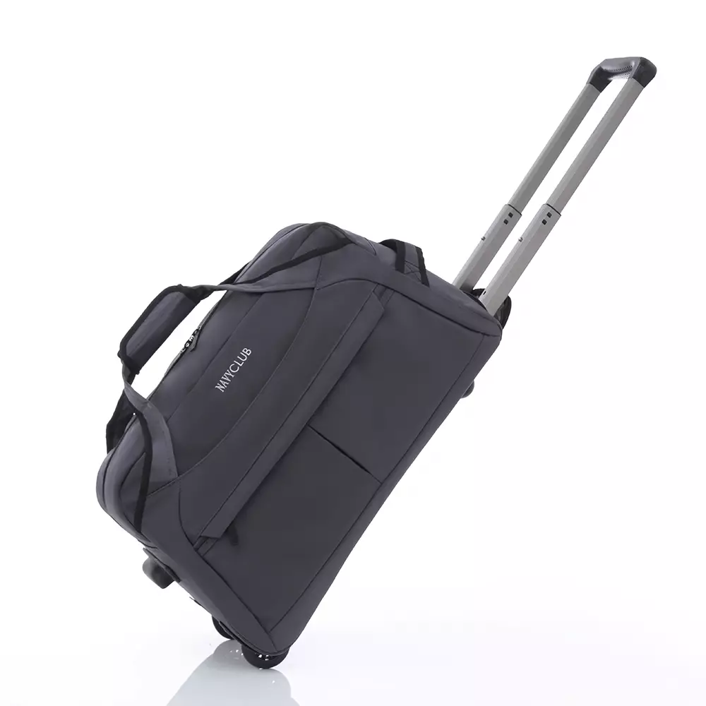 Navy Club Fargo Travel Bag Trolley - Duffle Bag Tas Pria Wanita - Tas Pakaian Multi Fungsi Dengan Trolley