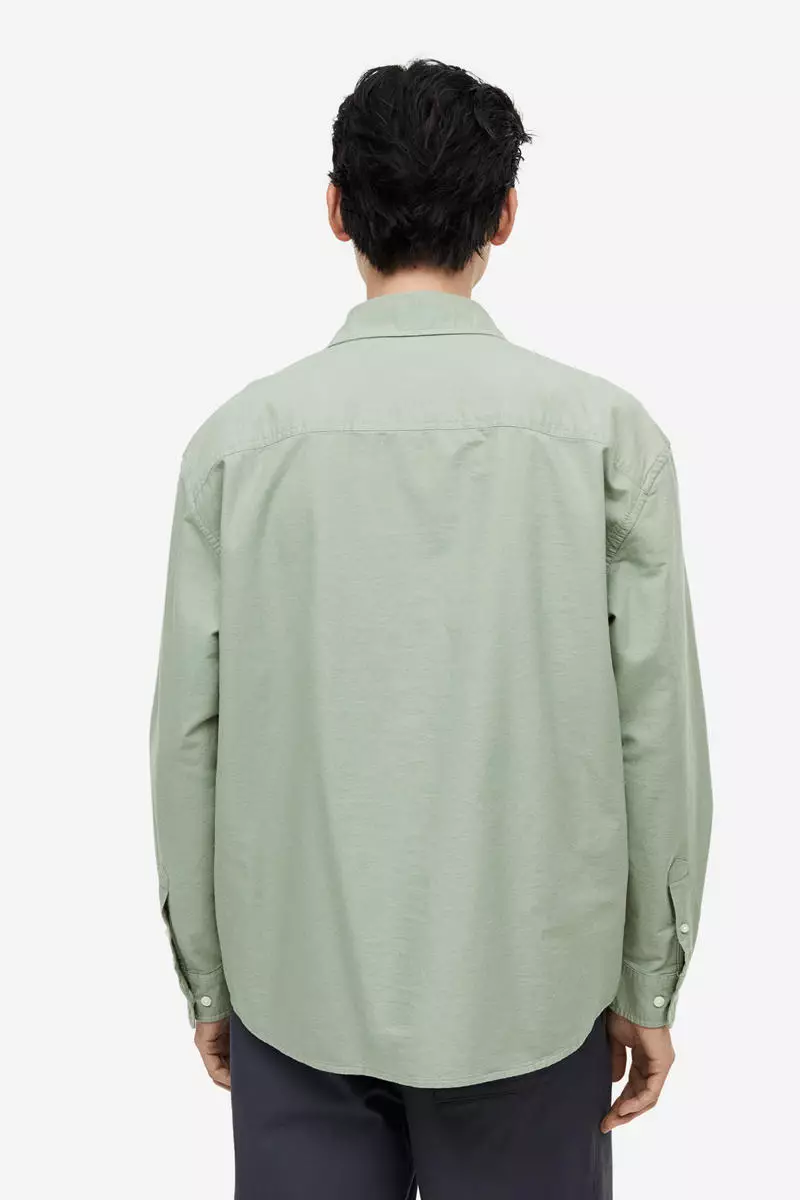 Relaxed fit oxford shirt online