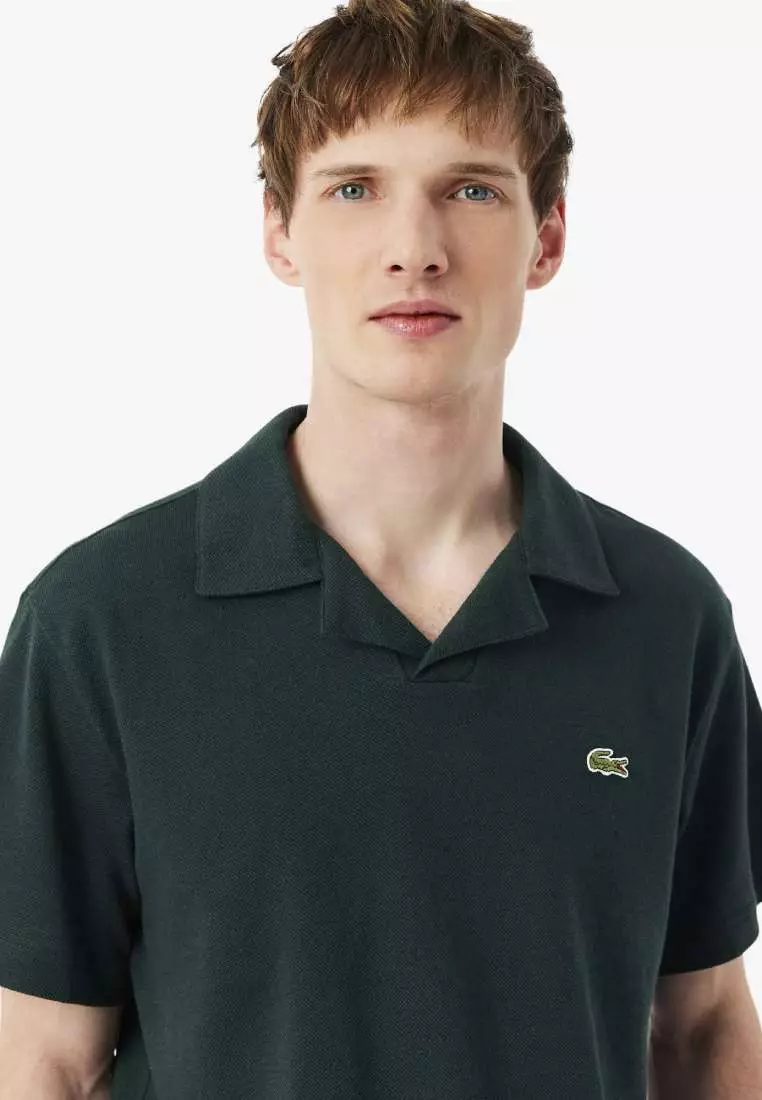 Classic Fit Cotton-Linen Polo Shirt