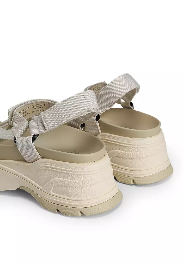ZARA Chunky Sole Wedge Sandals 2025 | Buy ZARA Online