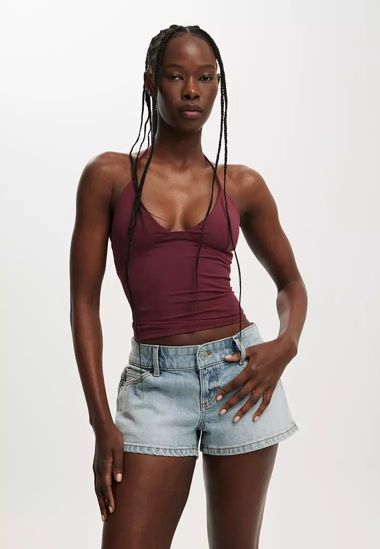 Micro Low Denim Short