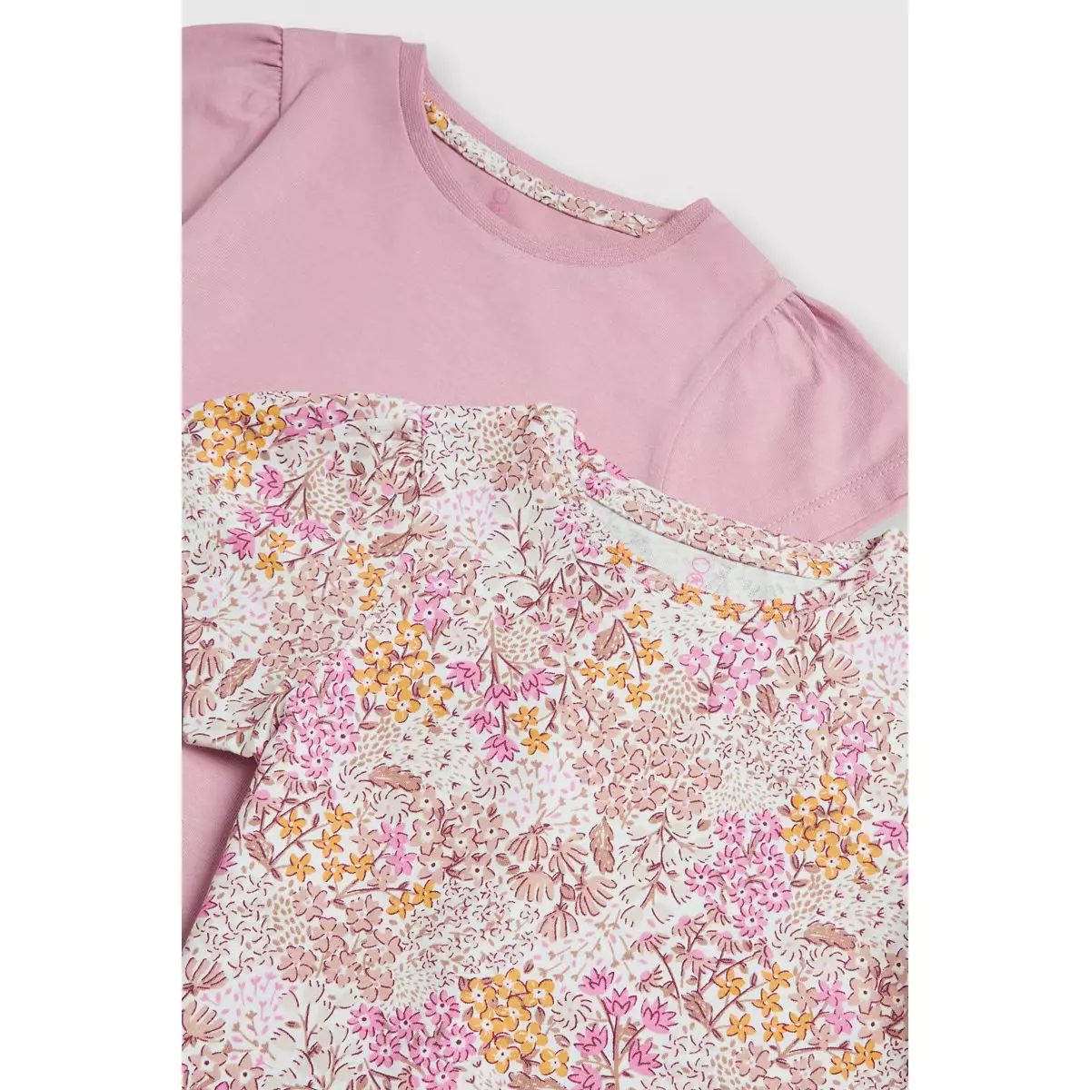 Mothercare Homestead T-Shirts - 3 Pack - Kaos Anak Perempuan (Krem)