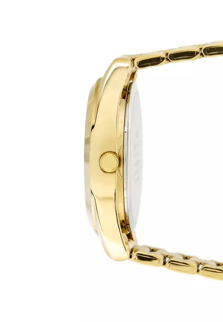 Casio Jam Tangan Wanita - Gold White - Stainless Steel - LTP-1274G-7ADF