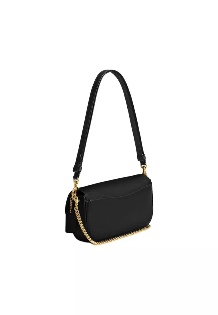 Brook Flap 24 Women's Shoulder Bag in Black CAN90