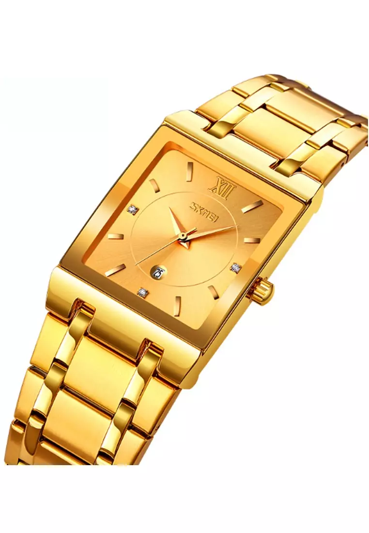 Jam Tangan Analog Pria Waterproof Strap Tali Material Stainless Steel BL69 ORIGINAL