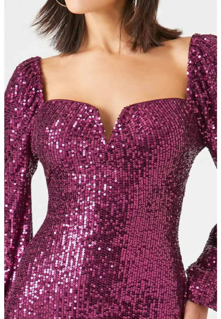 Buy FOREVER 21 Sequin Bodycon Mini Dress 2024 Online ZALORA