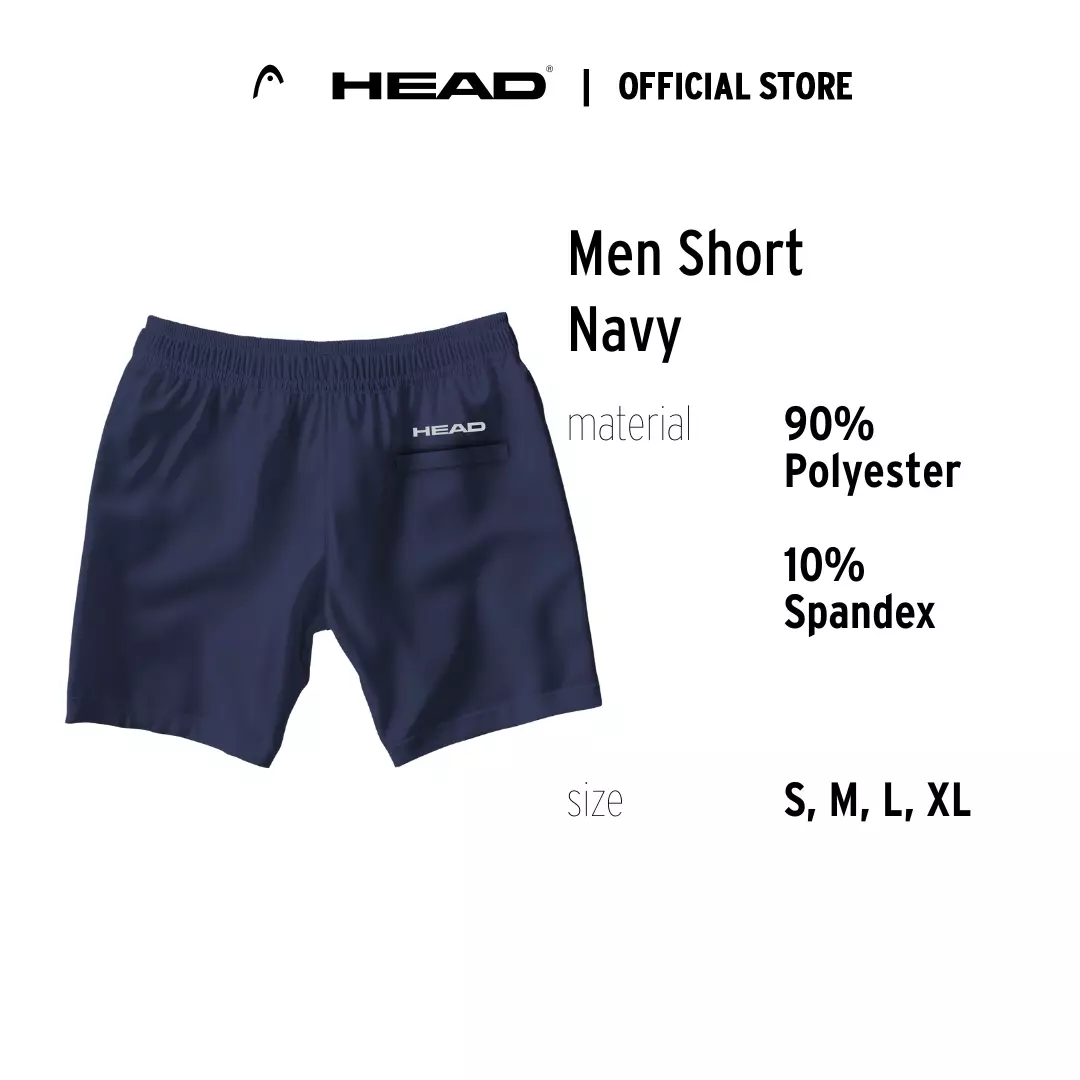 HEAD Men Shorts - Celana Pendek Pria (Navy)