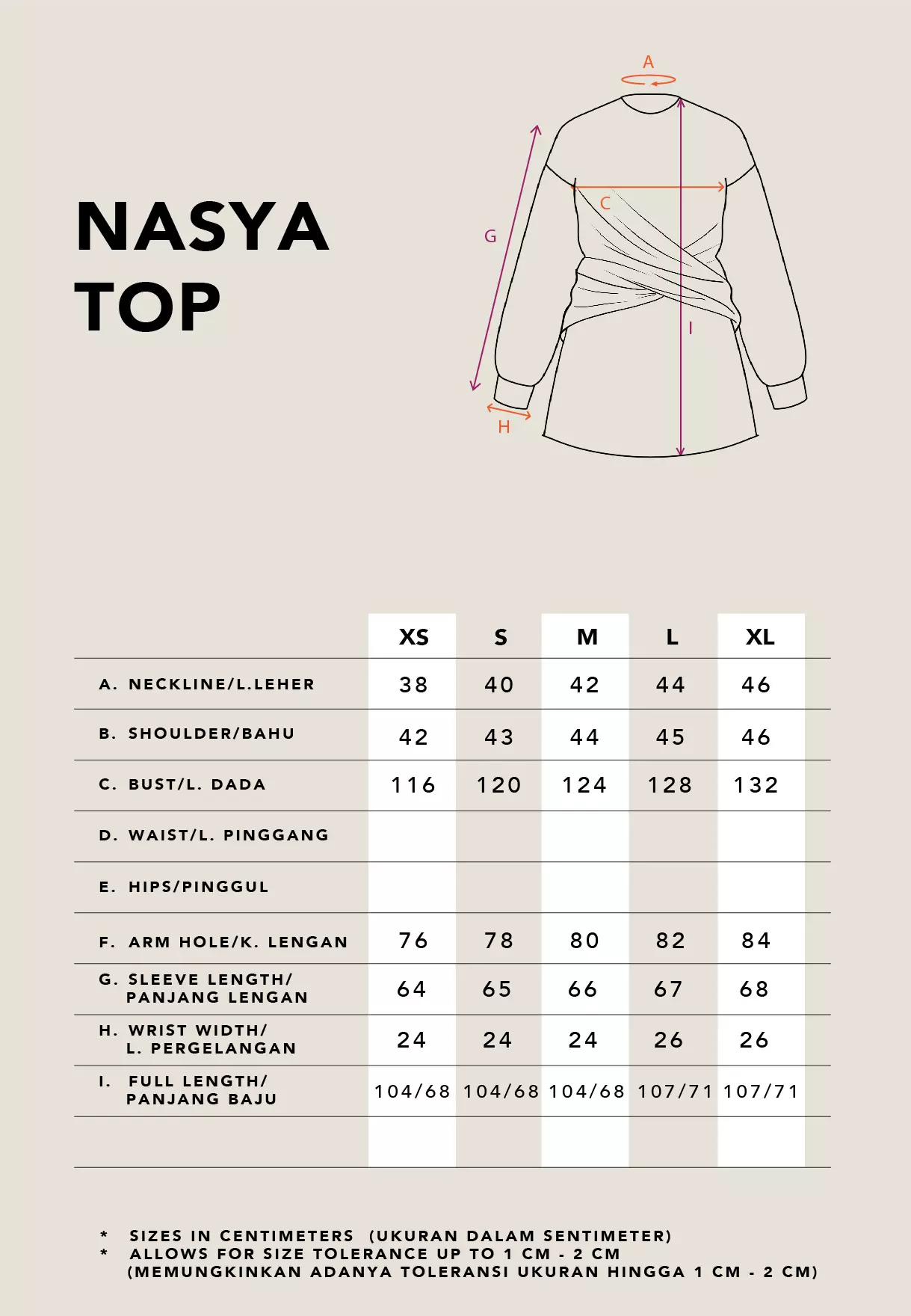 Kami Nasya Wrap Top Silver Pink