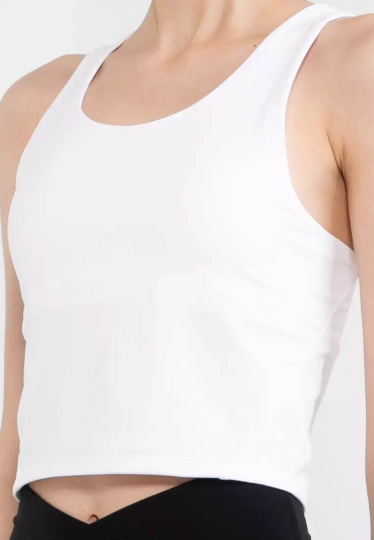 White active 2025 tank top