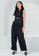 Boss Babe the Label black Blair Pleated Highwaisted Linen Wide Leg Pants in Black 136CEAA1ABB3EEGS_2